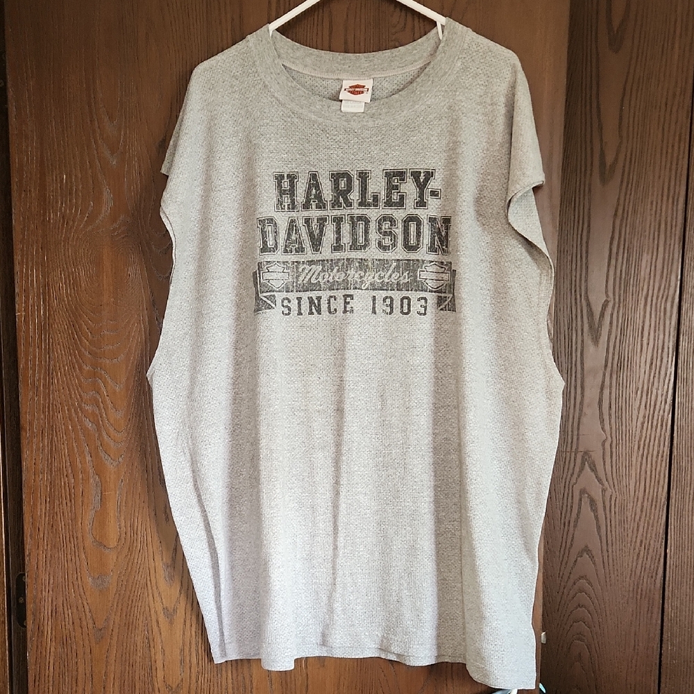 Harley-Davidson Gray Logo Tank Top